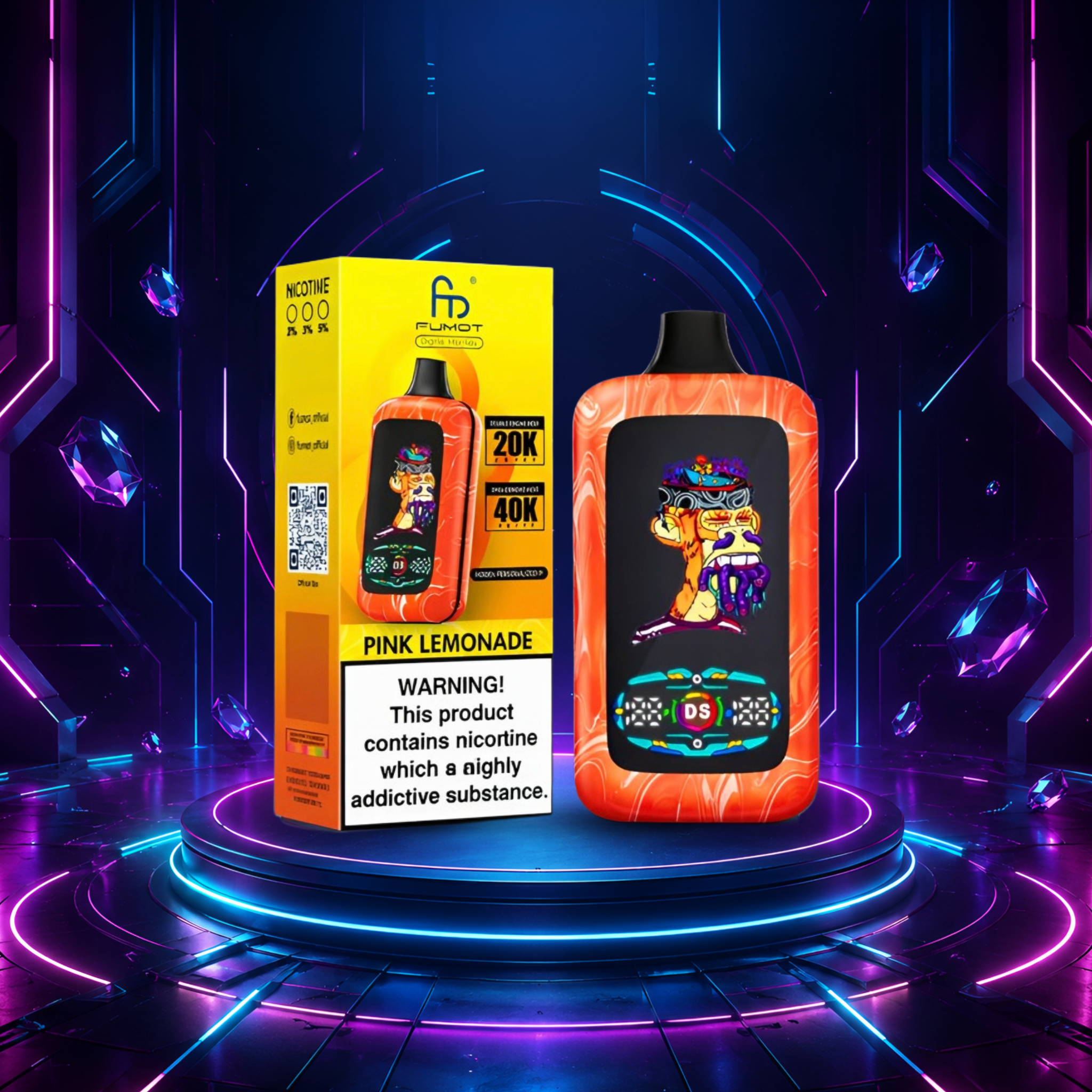 Fumot Digital Monkey 40K Pink Lemonade 40000 Züge