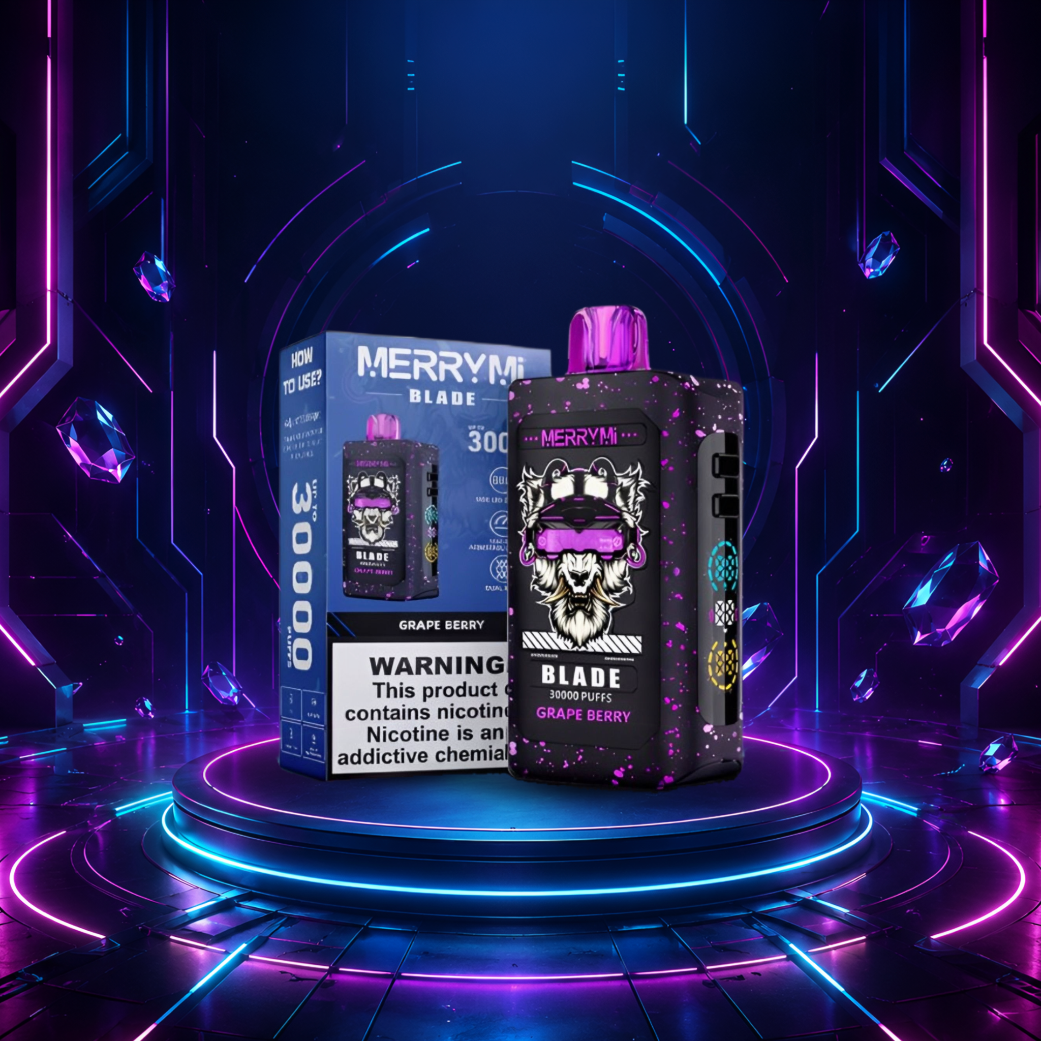 MerryMi Blade 30K Grape Berry 30000 Züge