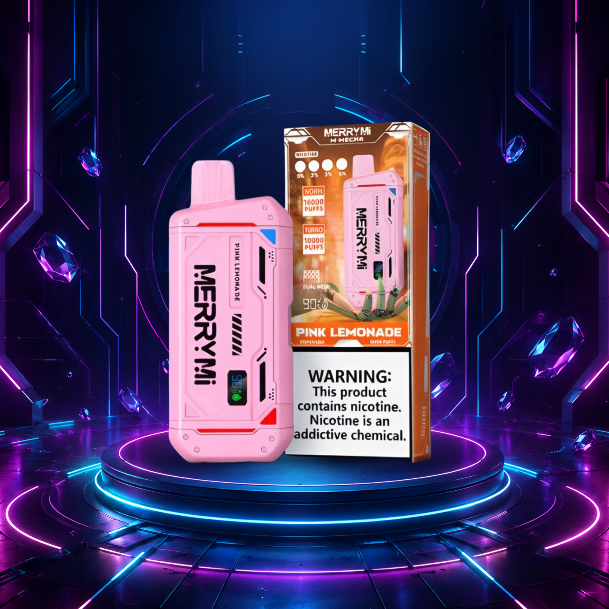 MerryMi M Mecha 16K Pink Lemonade 16000 Züge